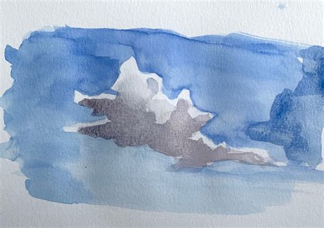 How to Paint Clouds in Watercolor: A Watercolor Painting Tutorial