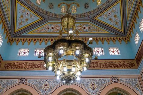 Interior of the Dome in the Jumeirah Mosque Open To Visitors in Dubai Editorial Stock Photo ...