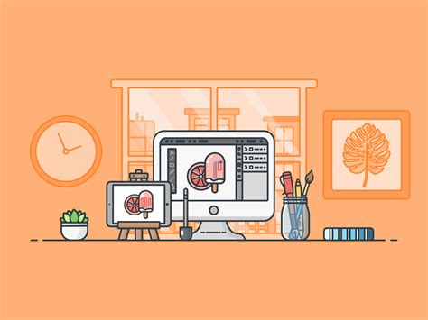 Illustrator's Work Space by Jessica Johnston on Dribbble