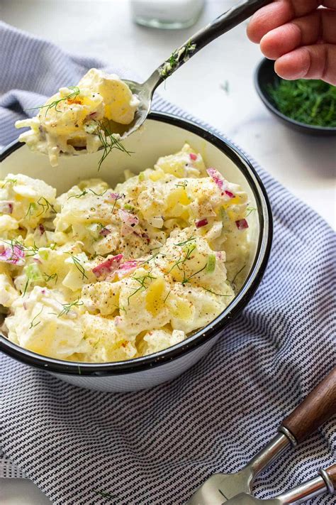 The Best Creamy Potato Salad - The Cooking Jar