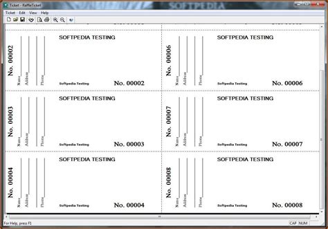 Calendar Raffle Template - Example Calendar Printable