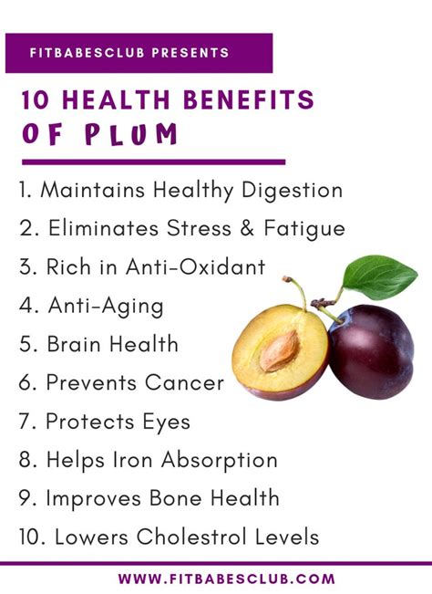 10 Health Benefits of Plum | Plum benefits, Plum fruit benefits ...