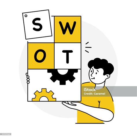 Swot Analysis Cartoon Illustration Stock Illustration - Download Image ...