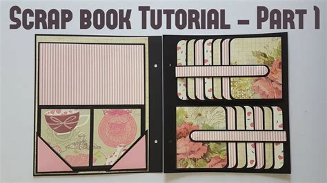 Scrap book Tutorial Part 1 by Srushti Patil - YouTube