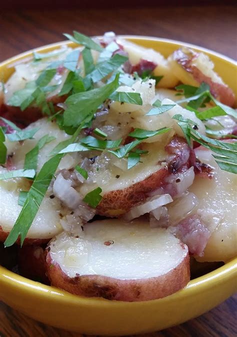 Austrian Potato Salad Aka Erdapfelsalat | Just A Pinch Recipes