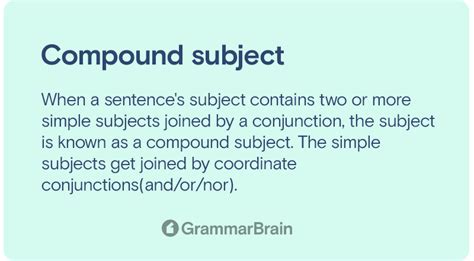 What is a Compound Subject? (Definition, Examples, How to Use/Fix ...