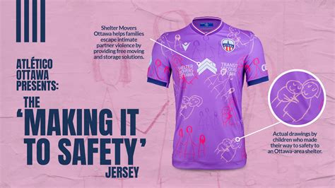 Atlético Ottawa unveils ‘Making It To Safety’ jersey in partnership ...