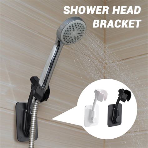 360° Rotatable Shower Head Holder,Wall Mounted Adhesive Shower Head ...