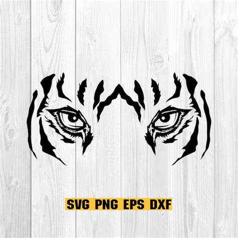 Tiger Eyes Svg Cut File Tiger Design Tiger Eyes Tattoo | Etsy