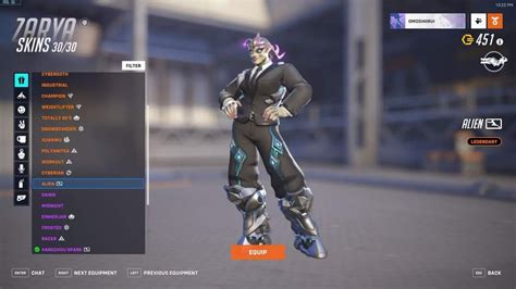 SOLD - Ryanhardt + zarya alien + 371 OWL skins - EpicNPC