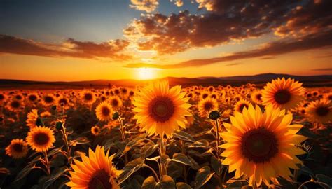 Sunflower Sunset Stock Photos, Images and Backgrounds for Free Download