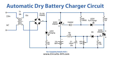 Automatic Battery Charger Circuit