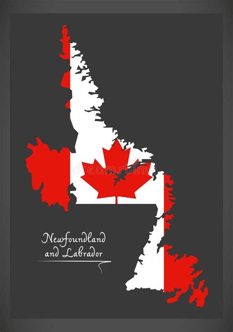 Newfoundland And Labrador Flag Stock Illustration - Illustration of standard, america: 6243722