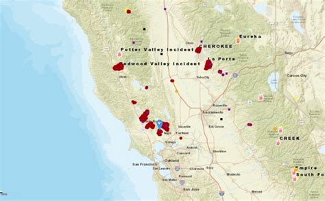 Santa Rosa Fire: Map Shows The Destruction In Napa, Sonoma Counties ...