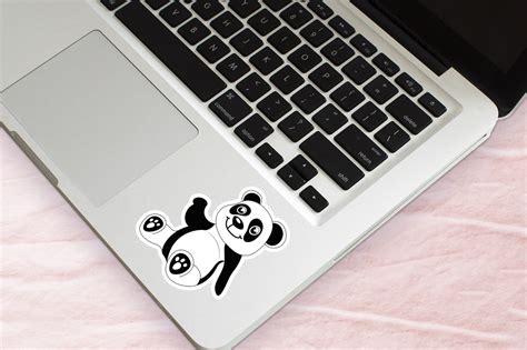 Cute Panda Printable Sticker Bundle By Regulrcrative | TheHungryJPEG