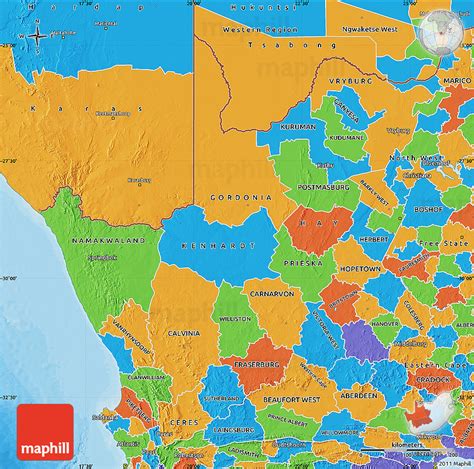 Political Map of Northern Cape