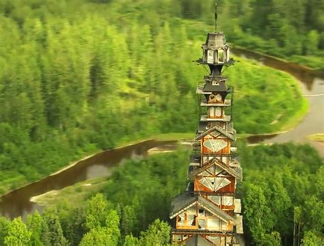 Alaska’s Dr. Seuss House is a whimsical tower made of stacked cabins Dr Seuss House in Alaska ...