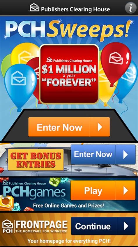 PCH Sweeps - Android Apps on Google Play