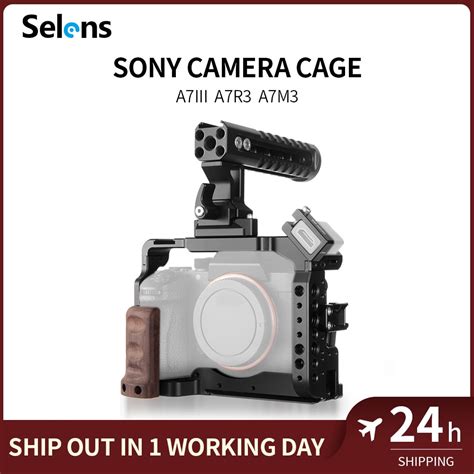 Selens-a7iii-a7r3-a7m3-Camera-Cage-Rig-For-A7III-A7R3-A7M3-Cold-Shoe ...