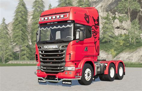 FS19 Scania R730 V8 Topline v2.0 - FS 19 Trucks Mod Download