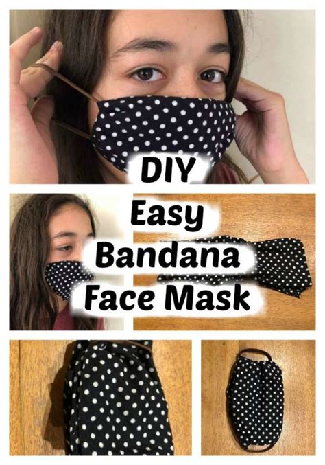 How to make a mask with a bandana – Craft Gossip