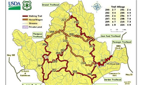 Bankhead National Forest Map | World Map 07