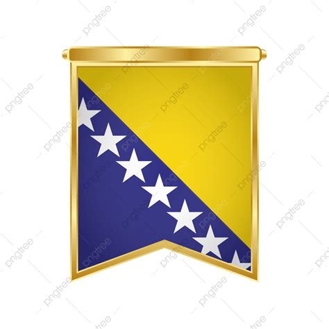 Bosnia Flag Vector Art PNG, Bosnia Flag Vector Design Png, Bosnia ...