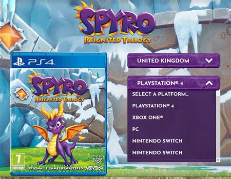 Spyro: Reignited Trilogy- Official Website Lists Switch and PC Versions