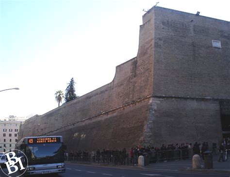 Walking Around The Walls Of The Vatican City