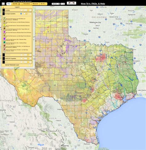 Landscape Ecology Program - Land - Tpwd - Texas Land Map | Printable Maps