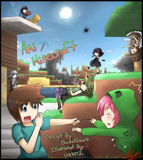 minecraft anime | Minecraft anime, Minecraft drawings, Minecraft