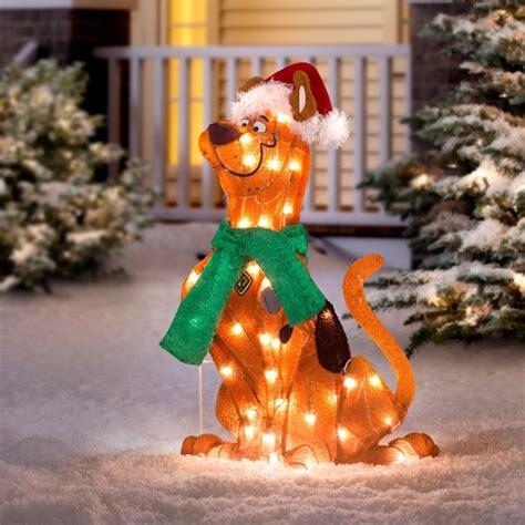 Scooby Doo looks extra goofy, but extremely happy to be dressed in his holiday g… | Outdoor ...