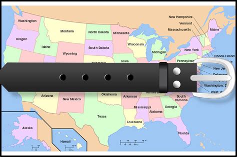 The Belt Regions of the United States - What States