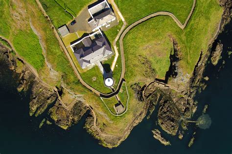 Blackhead Lighthouse (Blackhead Antrim) in NI, United Kingdom ...