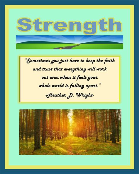 Strength Poster Printable Inspirational Art Download | Etsy