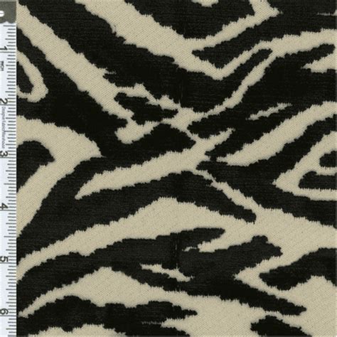 Black/White Tiger Print Cut Velvet Upholstery Fabric, Fabric By the Yard - Walmart.com - Walmart.com