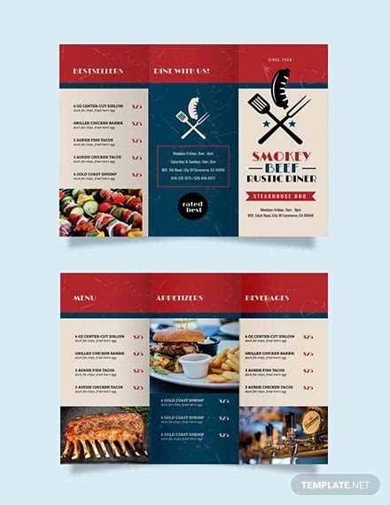 47+ Restaurant Brochure Templates - PSD, EPS, AI, InDesign, Word, PDF ...