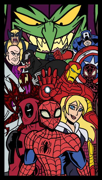 The Spectacular Spider-Man Season 3 (colored) by MelSpyRose on DeviantArt