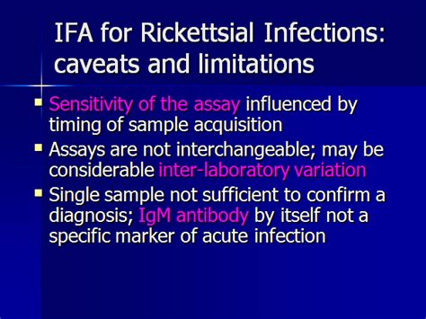 New Twists in the Molecular Diagnosis and Epidemiology of Rickettsial Diseases by Marina E ...