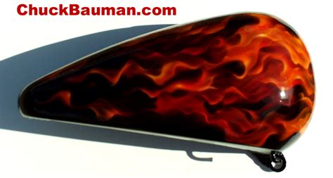 Realistic Flames Airbrush Art - Real Fire Paint Jobs