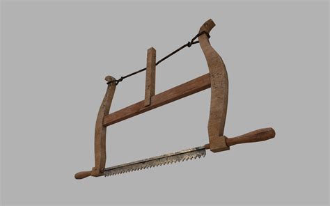 Pack of 6 Medieval Saws and Hacksaws - 3D Model by leon017