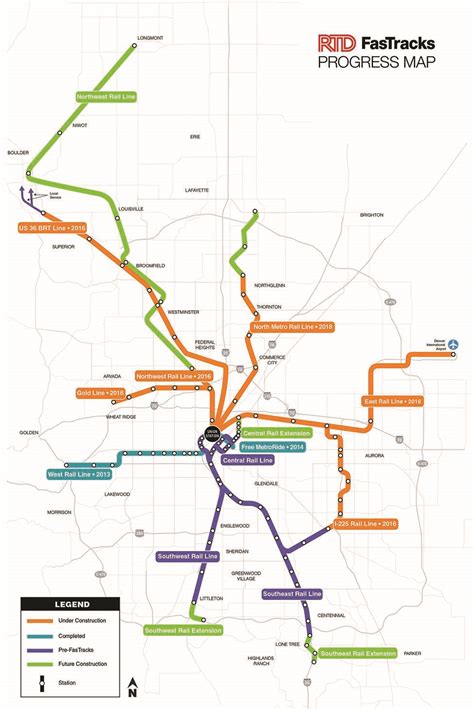 Denver Rtd Map Printable