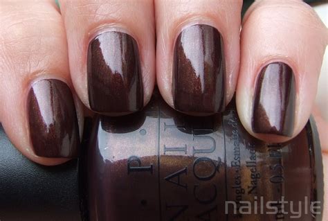 Nailstyle: OPI Espresso Your Style - perfect chocolate brown! Brown Nail Polish, Brown Nails ...