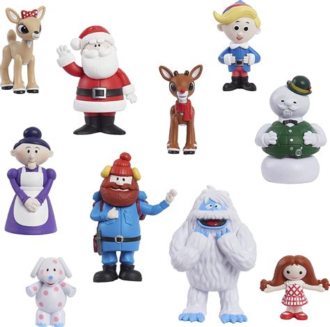 Rudolph The Red-Nosed Reindeer 10-Piece Figure Set - YouLoveIt.com