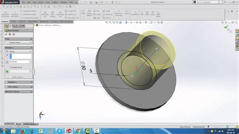 solidworks simple part - YouTube