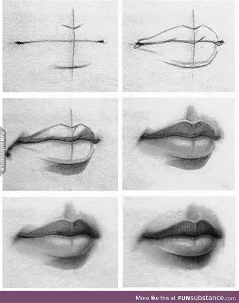 This is how you can draw perfect lips - FunSubstance | Realistic ...