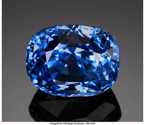FINE GEMSTONE: BLUE SAPPHIRE. Sri Lanka. ... Gems Faceted | Lot #52288 ...