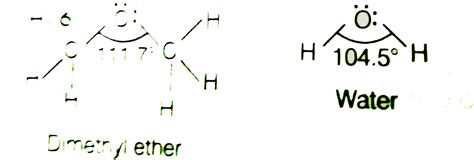 Dimethyl Ether Bond Angle