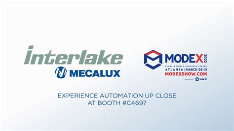 Interlake Mecalux at #MODEX 2022 - Atlanta - YouTube