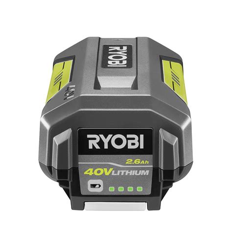 RYOBI 40 Volt Lithium-Ion 2.6 Ah Battery Pack | Batteries | Batteries & Chargers | Products ...